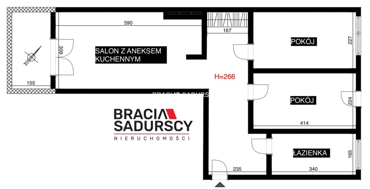Mieszkanie 3-pokojowe Kraków Prądnik Biały, ul. Zygmunta Glogera. Zdjęcie 34
