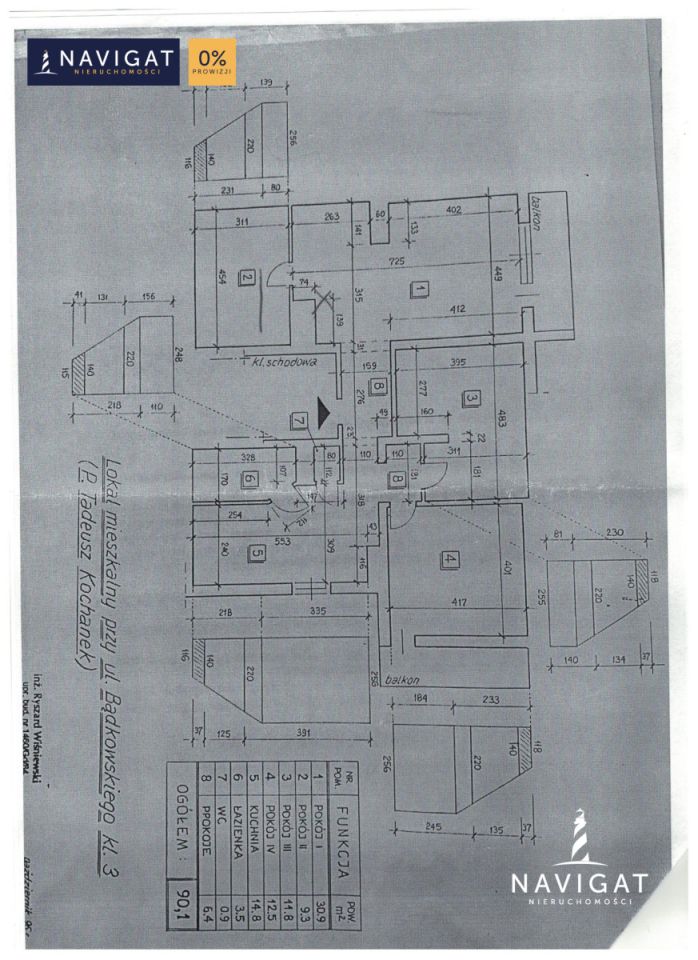 Mieszkanie 4-pokojowe Gdańsk Siedlce, ul. Lecha Bądkowskiego. Zdjęcie 33