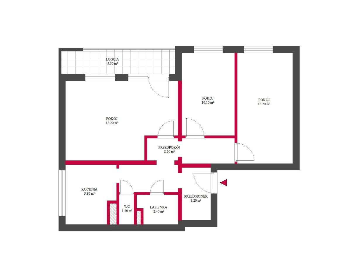 Mieszkanie 3-pokojowe Wrocław Kozanów, ul. Kolista. Zdjęcie 17