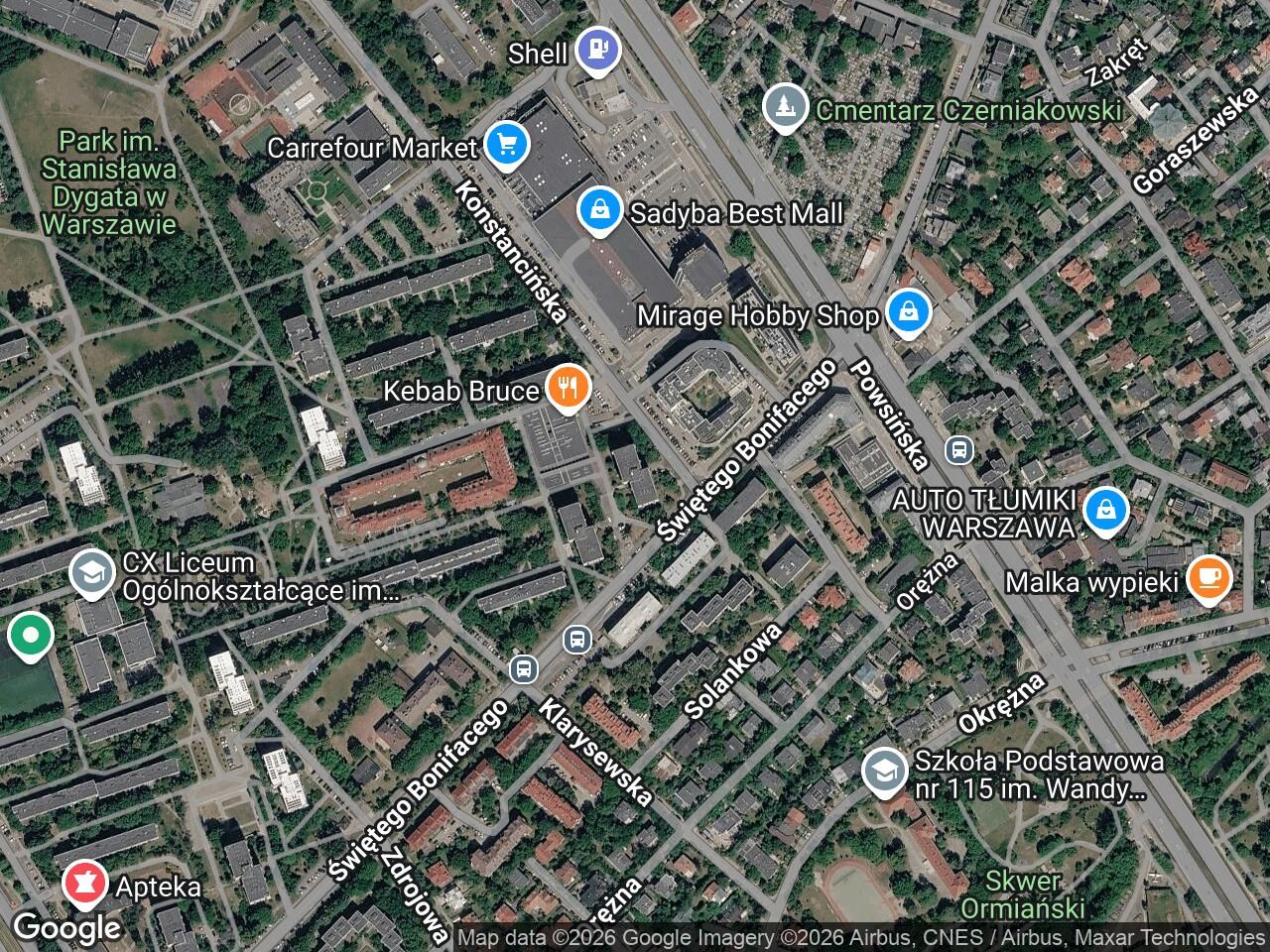 Mieszkanie 3-pokojowe Warszawa Sadyba, ul. Konstancińska. Zdjęcie 1