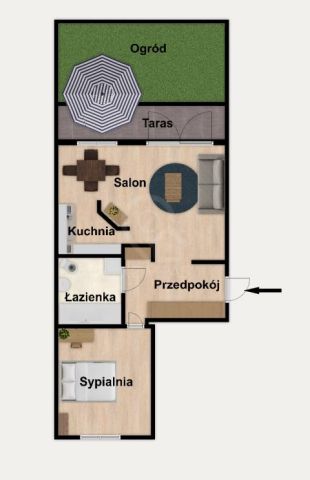 Mieszkanie 2-pokojowe Wysoka, ul. Brzozowa. Zdjęcie 13