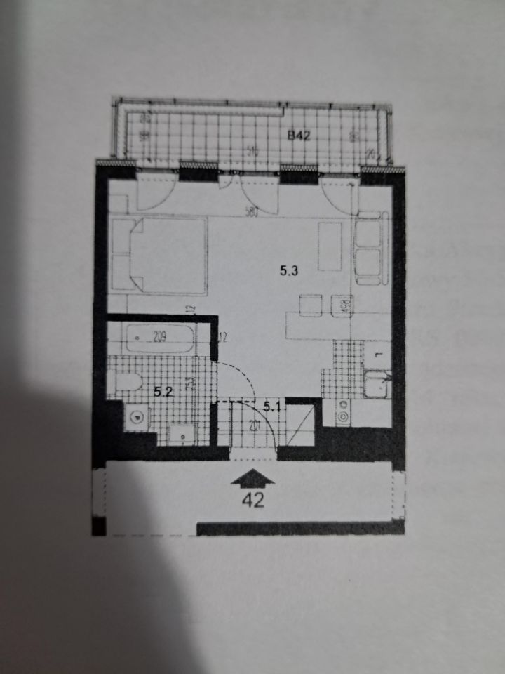 Mieszkanie 1-pokojowe Kraków Dębniki, ul. bpa Albina Małysiaka. Zdjęcie 1