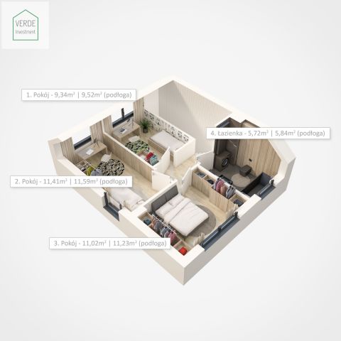 dom szeregowy, 4 pokoje Komorniki. Zdjęcie 19