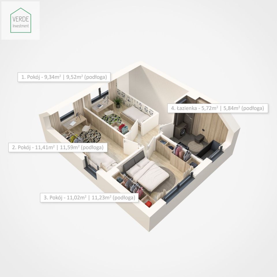 dom szeregowy, 4 pokoje Komorniki. Zdjęcie 19