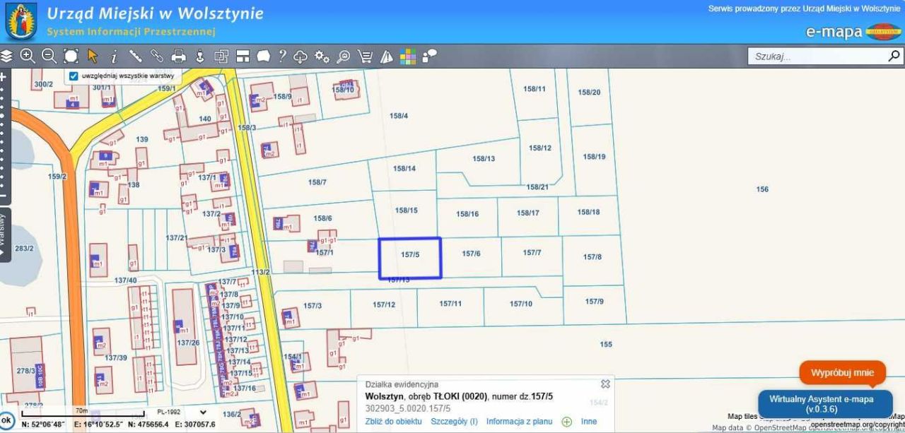 Działka budowlana Tłoki. Zdjęcie 2