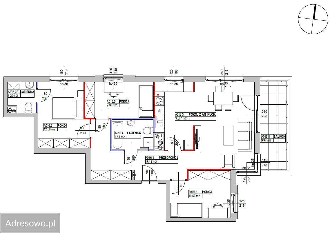 Mieszkanie 4-pokojowe Warszawa Ursus, ul. Edwarda Habicha. Zdjęcie 17