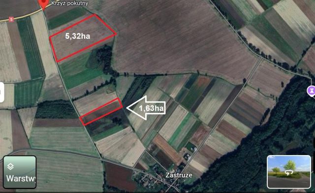 Działka rolna Zastruże. Zdjęcie 1