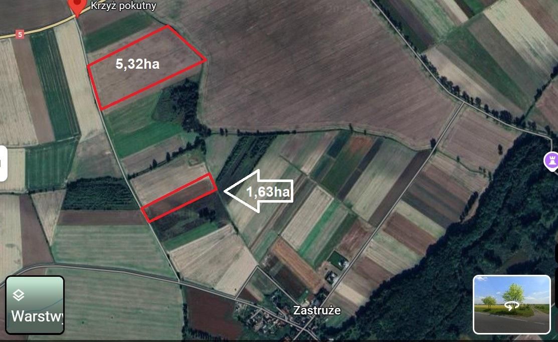 Działka rolna Zastruże. Zdjęcie 1