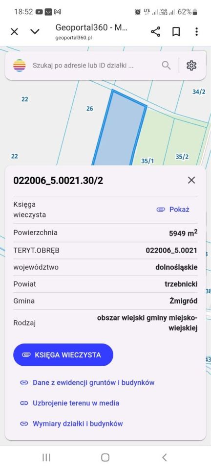 Działka budowlana Osiek Osiek Mały. Zdjęcie 2