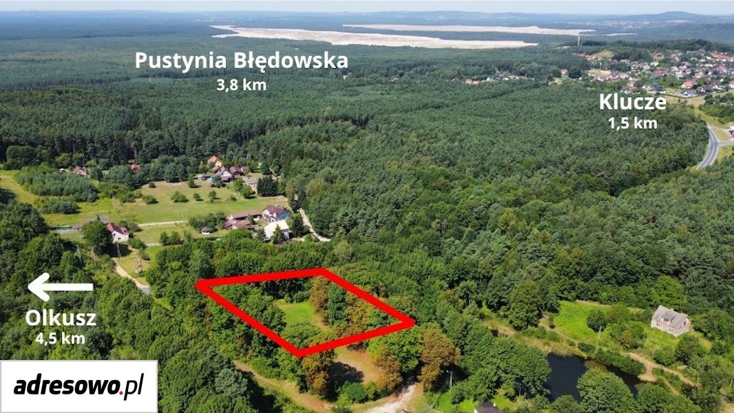 Działka budowlana Klucze, ul. Olkuska. Zdjęcie 2