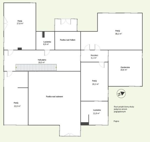 dom wolnostojący, 7 pokoi Strzykuły, ul. Srebrzysta Aleja. Zdjęcie 17