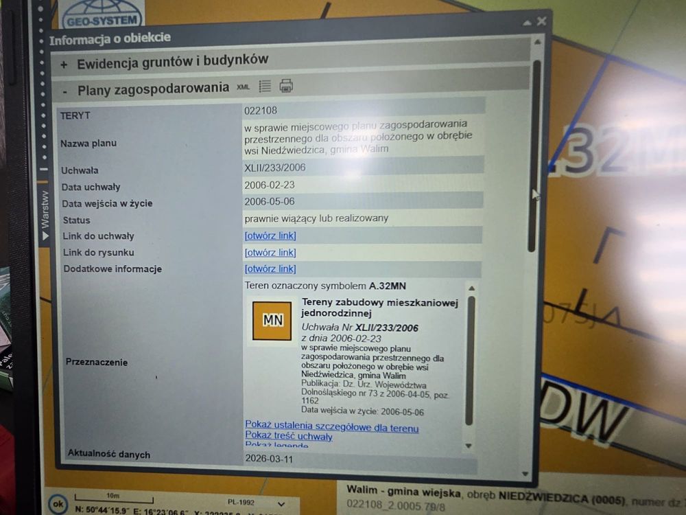 Działka budowlana Niedźwiedzica. Zdjęcie 5