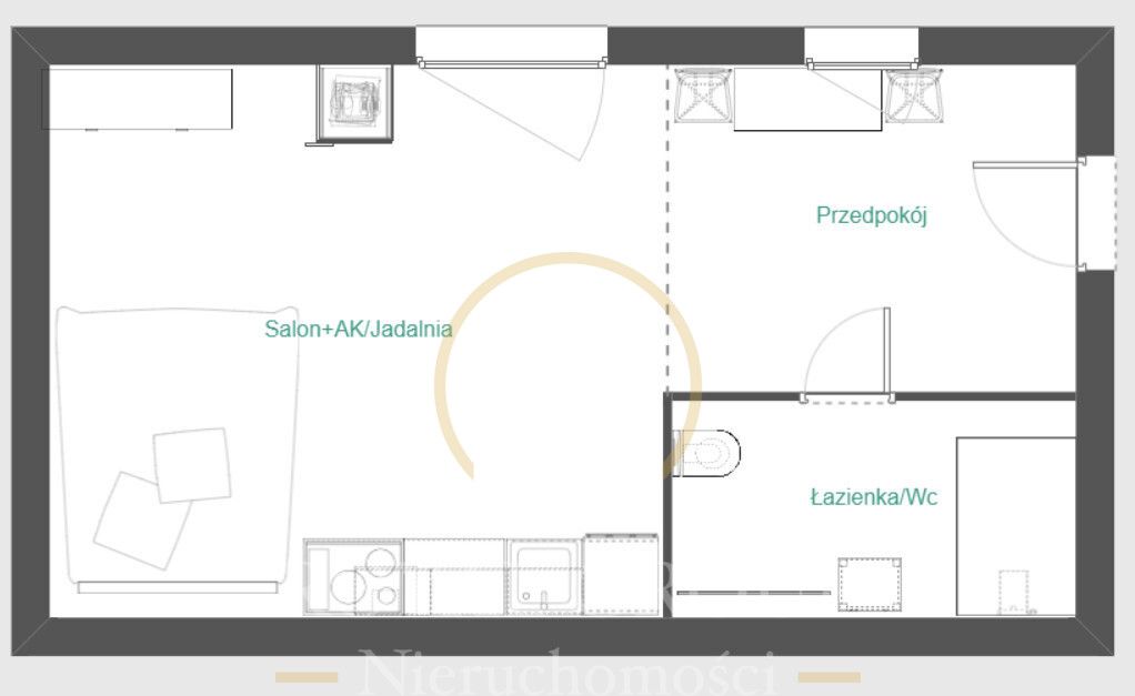 Mieszkanie 1-pokojowe Lublin Śródmieście, ul. Probostwo. Zdjęcie 11