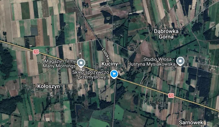 Działka budowlana Kuciny