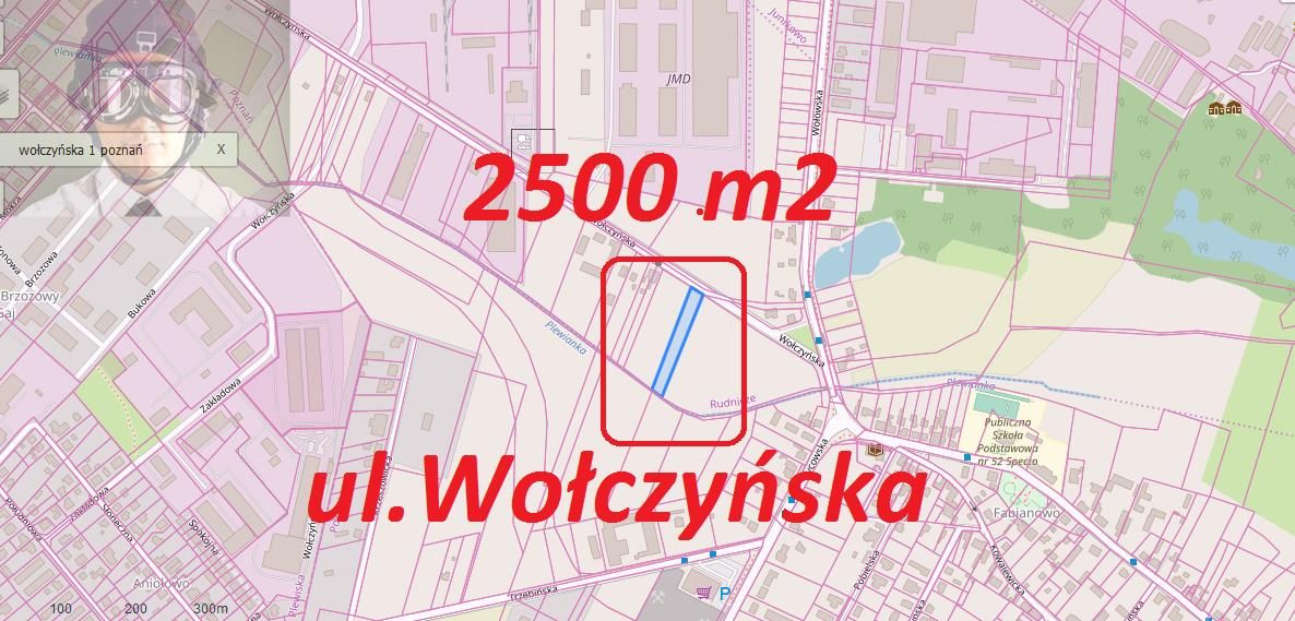 Działka budowlana Poznań, ul. Wołczyńska