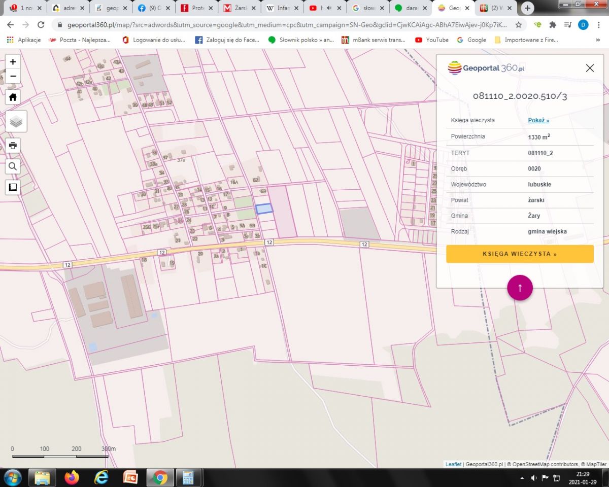 Działka inwestycyjna Sieniawa Żarska, ul. Kolonia. Zdjęcie 4