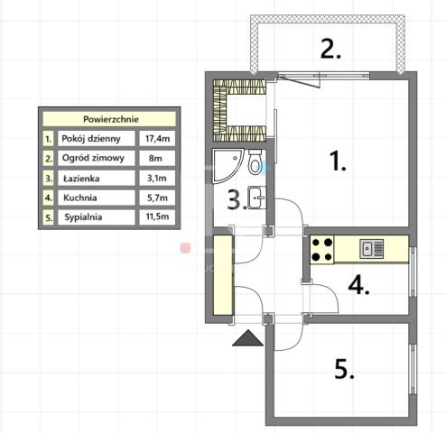 Mieszkanie 2-pokojowe Warszawa Bemowo, ul. Bogatyńska. Zdjęcie 5