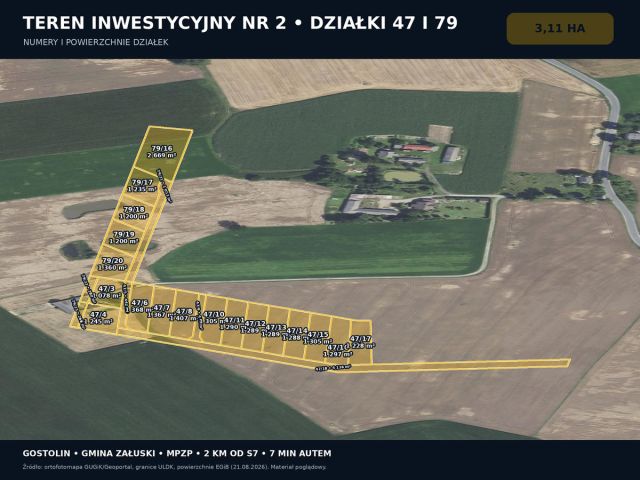 Działka budowlana Gostolin. Zdjęcie 1