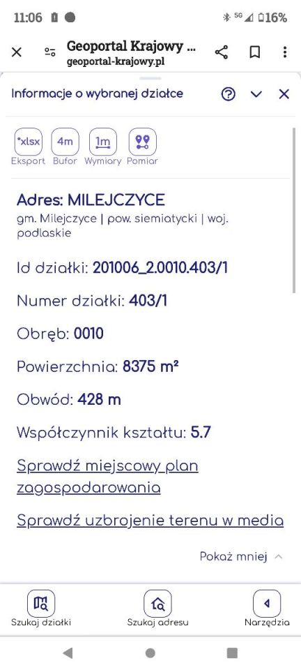 Działka rolna Milejczyce. Zdjęcie 2