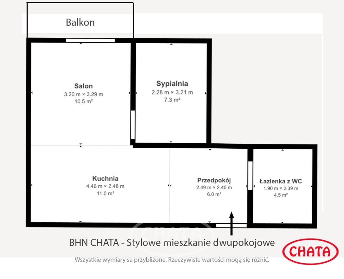 Mieszkanie 2-pokojowe Wrocław Poświętne, ul. Pakosławska. Zdjęcie 18