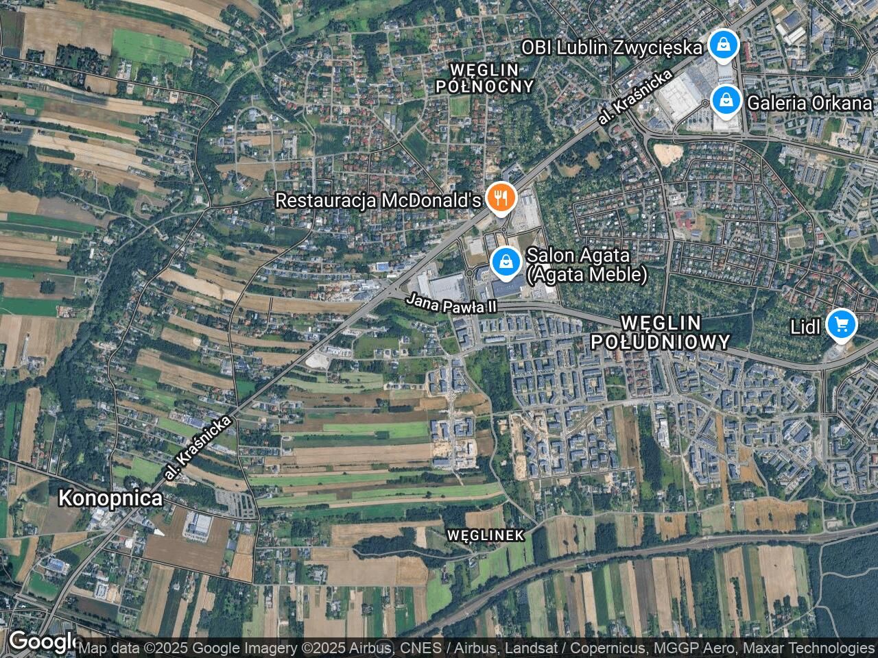 Działka budowlana Lublin Węglin, ul. Wróbla