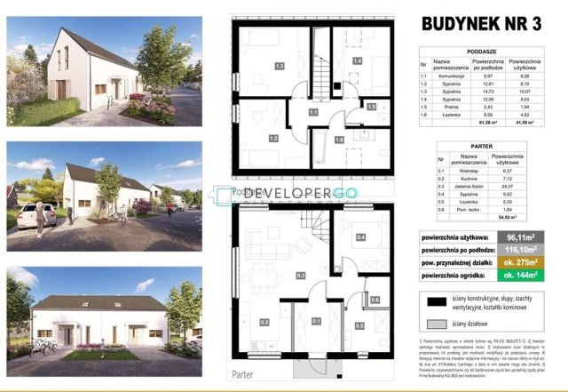 bliźniak, 5 pokoi Krynice. Zdjęcie 5