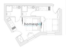 Mieszkanie 2-pokojowe Poznań Łazarz, ul. Kolejowa. Zdjęcie 4