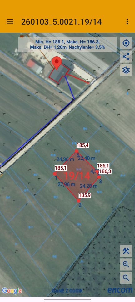 Działka budowlana Strożyska Przymiarki. Zdjęcie 2
