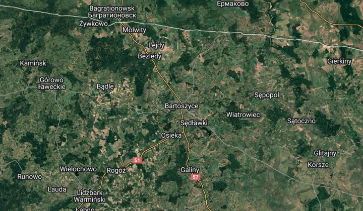 Działka rolna Bartoszyce