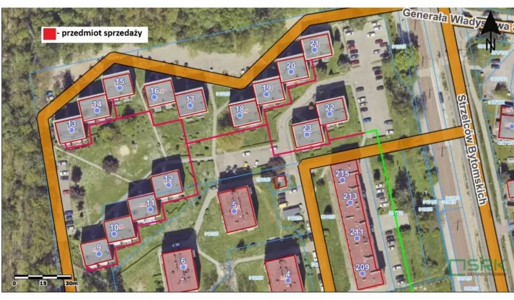 Działka budowlana Bytom, ul. Strzelców Bytomskich