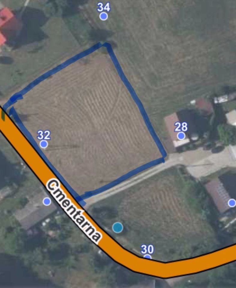 Działka budowlana Czchów, ul. Cmentarna. Zdjęcie 3