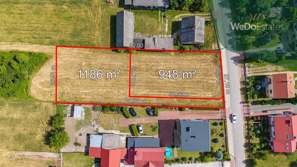 Działka budowlana Długa Kościelna, ul. Spokojna. Zdjęcie 2