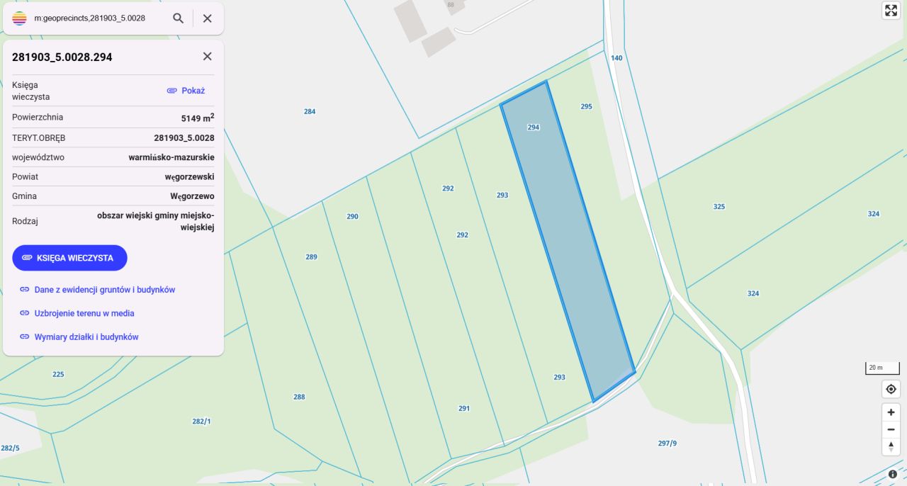 Działka leśna Trygort. Zdjęcie 7