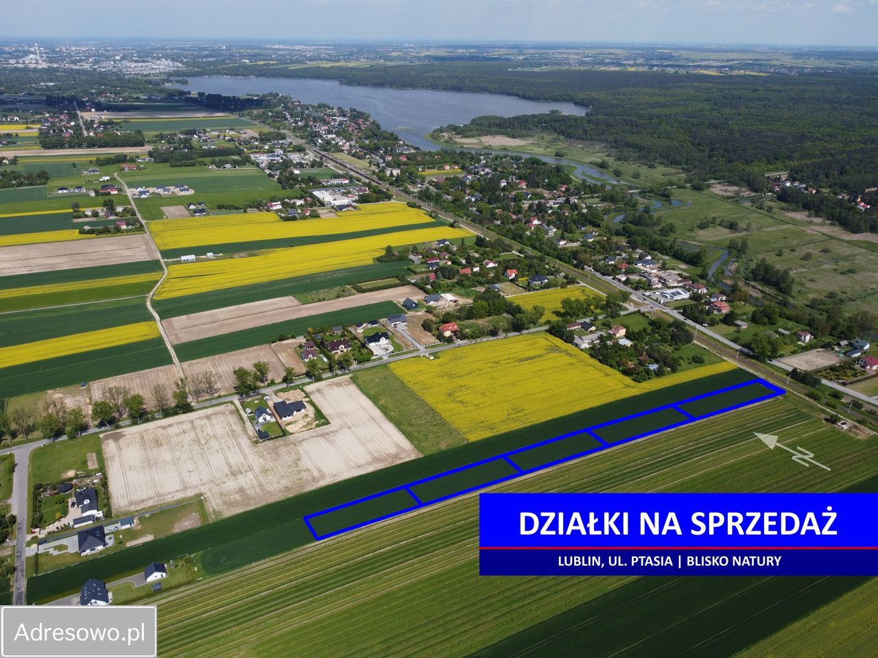Działka budowlana Lublin Zemborzyce, ul. Ptasia. Zdjęcie 5