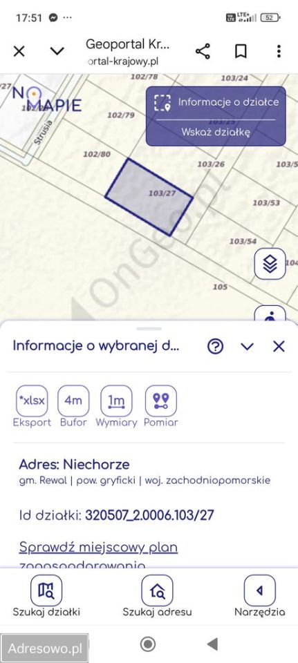 Działka rolna Niechorze, ul. Strusia. Zdjęcie 2