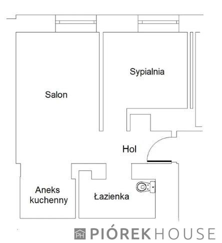 Mieszkanie 2-pokojowe Warszawa Bielany, al. Zjednoczenia. Zdjęcie 6