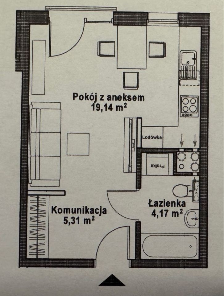 Mieszkanie 1-pokojowe Olsztyn Jaroty, ul. ks. Roberta Bilitewskiego. Zdjęcie 5