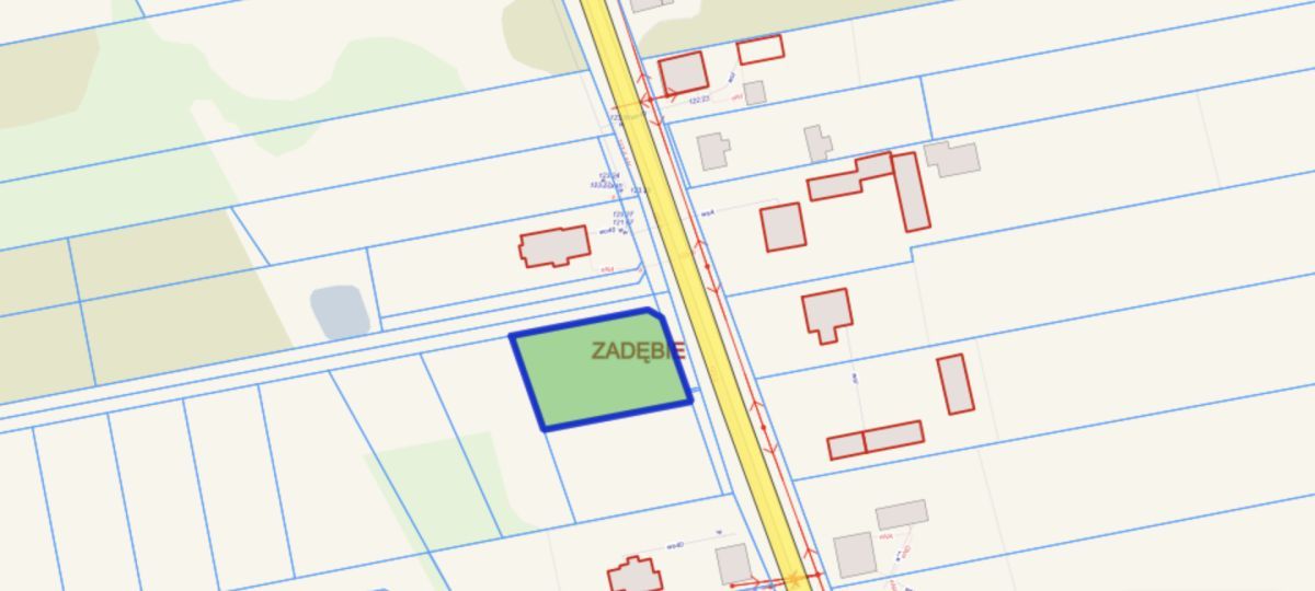 Działka budowlana Zadębie. Zdjęcie 2
