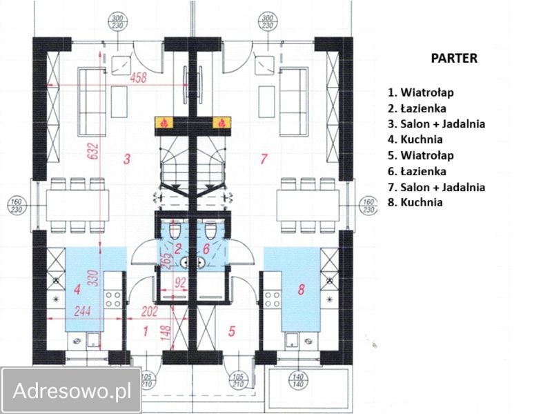 Mieszkanie 4-pokojowe Drewno. Zdjęcie 4