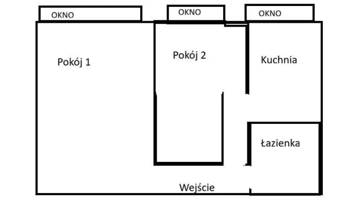 Mieszkanie 2-pokojowe Łódź Górna