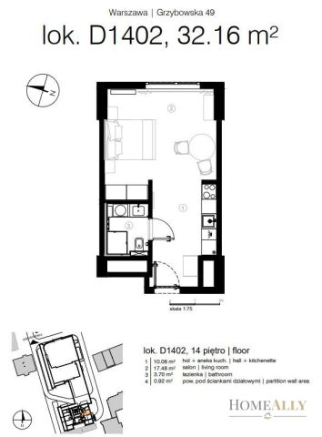 Mieszkanie 1-pokojowe Warszawa Wola, ul. Grzybowska. Zdjęcie 19