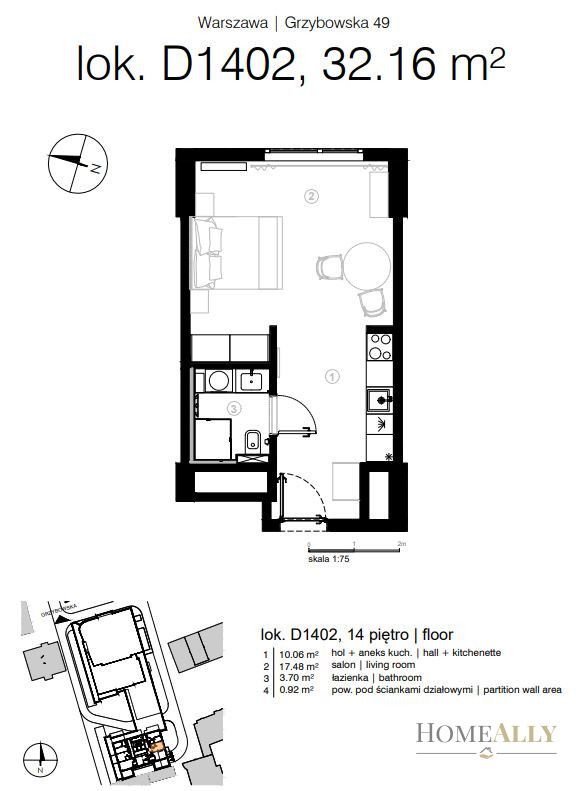 Mieszkanie 1-pokojowe Warszawa Wola, ul. Grzybowska. Zdjęcie 19