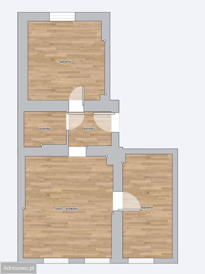 Mieszkanie 3-pokojowe Jelenia Góra Centrum, ul. Wolności. Zdjęcie 11