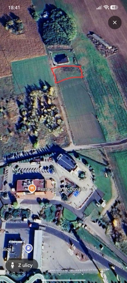 Działka budowlana Police Mostowe. Zdjęcie 3