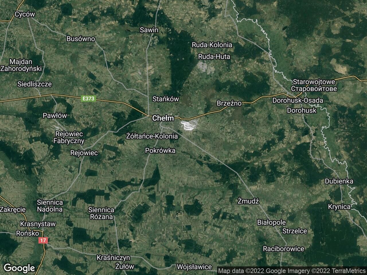 Działka budowlana Chełm Wolwinów, ul. Hrubieszowska