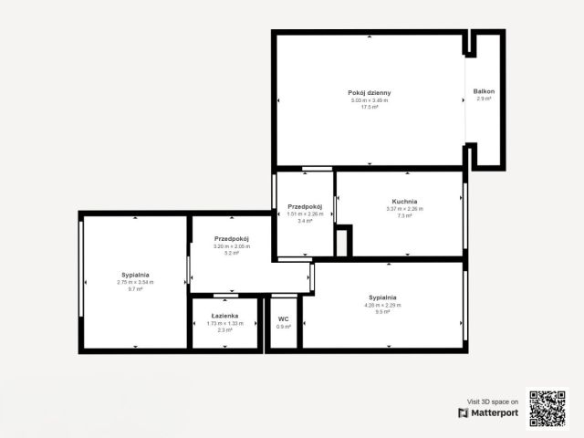 Mieszkanie 3-pokojowe Łódź Bałuty, ul. Stefana Jaracza. Zdjęcie 9