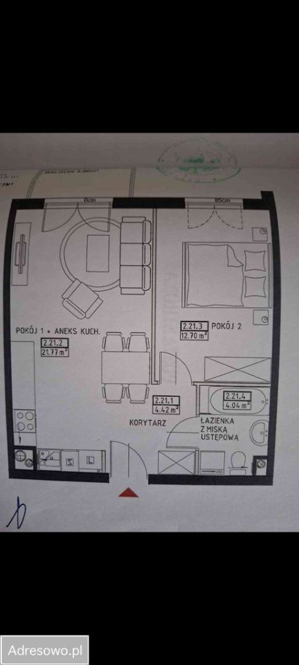 Mieszkanie 2-pokojowe Kowale, ul. Zeusa. Zdjęcie 1