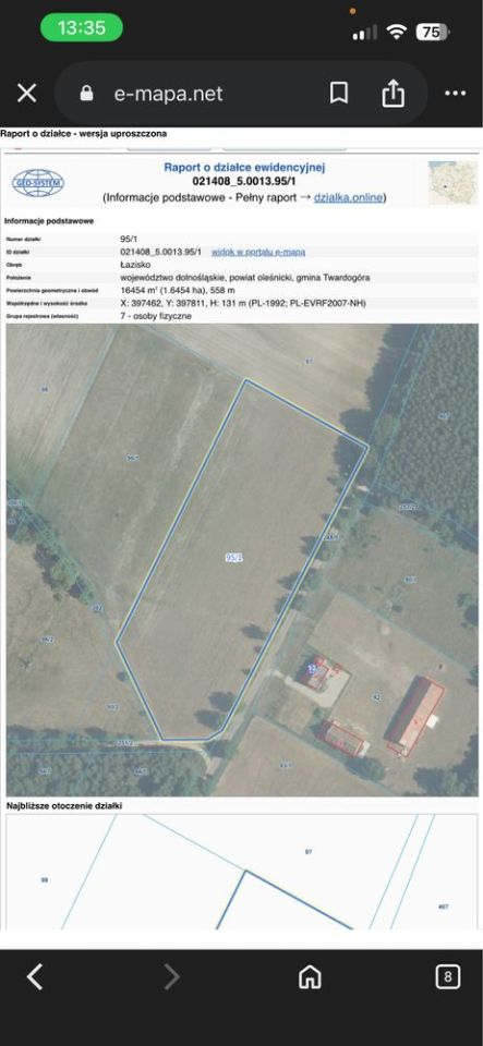 Działka rolna Łazisko. Zdjęcie 4