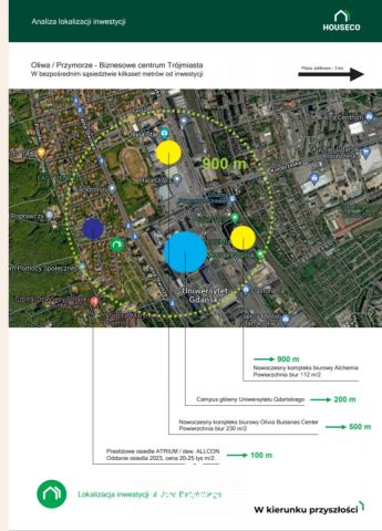 Działka inwestycyjna Gdańsk Oliwa, ul. Jana Bażyńskiego. Zdjęcie 1