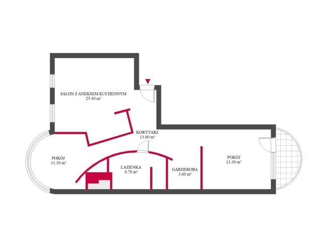 Mieszkanie 3-pokojowe Poznań Jeżyce, ul. Poznańska. Zdjęcie 14